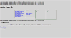 Desktop Screenshot of portal.vissel.de